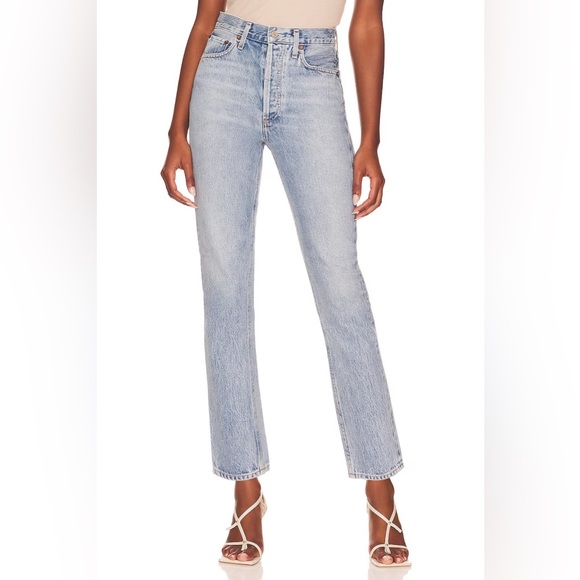 Agolde Denim - SOLD - Agolde Riley High Rise Straight Crop (size 30)